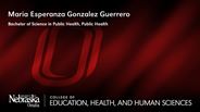 Maria Esperanza Gonzalez Guerrero - Bachelor of Science in Public Health - Public Health