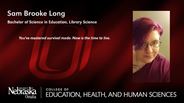 Sam Brooke Long - Bachelor of Science in Education - Library Science 