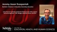 Jeremy Jason Sczepaniak - Bachelor of Science in Education - Secondary Education 