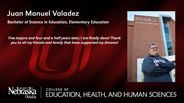 Juan Manuel Valadez - Bachelor of Science in Education - Elementary Education 
