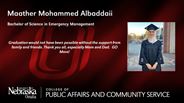 Maather Mohammed Albaddaii - Bachelor of Science in Emergency Management
