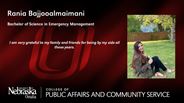 Rania Bajjooalmaimani - Bachelor of Science in Emergency Management