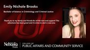 Emily Nichole Brooks - Bachelor of Science in Criminology and Criminal Justice