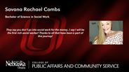 Savana Rachael Combs - Bachelor of Science in Social Work