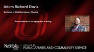 Adam Richard Davis - Bachelor of Multidisciplinary Studies