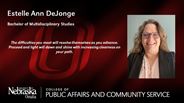 Estelle Ann DeJonge - Bachelor of Multidisciplinary Studies