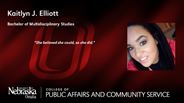 Kaitlyn J. Elliott - Bachelor of Multidisciplinary Studies