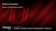 Andrea Faucher - Bachelor of Multidisciplinary Studies