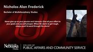 Nicholas Alan Frederick - Bachelor of Multidisciplinary Studies
