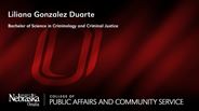 Liliana Gonzalez Duarte - Bachelor of Science in Criminology and Criminal Justice