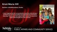 Kristi Marie Hill - Bachelor of Multidisciplinary Studies