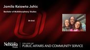 Jamila Keiowto Jahic - Bachelor of Multidisciplinary Studies