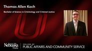 Thomas Allen Koch - Bachelor of Science in Criminology and Criminal Justice