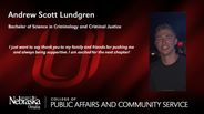 Andrew Scott Lundgren - Bachelor of Science in Criminology and Criminal Justice