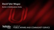 David Tyler Magee - Bachelor of Multidisciplinary Studies
