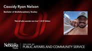 Cassidy Ryan Nelson - Bachelor of Multidisciplinary Studies