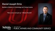 Daniel Joseph Ortiz - Bachelor of Science in Criminology and Criminal Justice