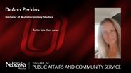 DeAnn Perkins - Bachelor of Multidisciplinary Studies