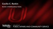 Cecilia C. Rankin - Bachelor of Multidisciplinary Studies