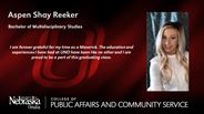 Aspen Shay Reeker - Bachelor of Multidisciplinary Studies