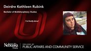 Deirdre Kathleen Rubink - Bachelor of Multidisciplinary Studies