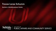 Travae Lorae Schumm - Bachelor of Multidisciplinary Studies