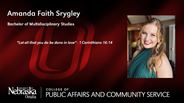 Amanda Faith Srygley - Bachelor of Multidisciplinary Studies