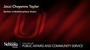 Jessi Cheyenne Taylor - Bachelor of Multidisciplinary Studies