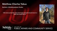 Matthew Charles Yakus - Bachelor of Multidisciplinary Studies