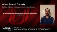 Adam Joseph Duresky - Bachelor of Science in Management Information Systems