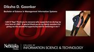 Diksha D. Gaonkar - Bachelor of Science in Management Information Systems