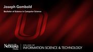 Joseph Gombold - Bachelor of Science in Computer Science