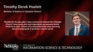 Timothy Derek Hazlett - Bachelor of Science in Computer Science