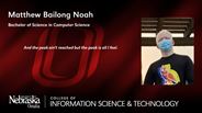 Matthew Bailong Noah - Bachelor of Science in Computer Science