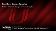Matthew James Popelka - Bachelor of Science in Management Information Systems
