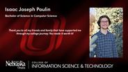 Isaac Joseph Poulin - Bachelor of Science in Computer Science