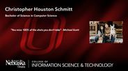 Christopher Houston Schmitt - Bachelor of Science in Computer Science