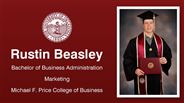 Rustin Beasley - Bachelor of Business Administration - Marketing - Michael F. Price College of Business