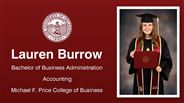 Lauren Burrow - Bachelor of Business Administration - Accounting - Michael F. Price College of Business