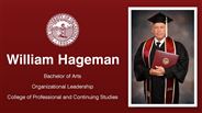 William Hageman - Bachelor of Arts - Organizational Leadership - College of Professional and Continuing Studies