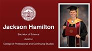 Jackson Hamilton - Bachelor of Science - Aviation - College of Professional and Continuing Studies