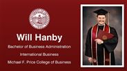 Will Hanby - Bachelor of Business Administration - International Business - Michael F. Price College of Business