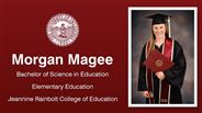 Morgan Magee - Bachelor of Science in Education - Elementary Education - Jeannine Rainbolt College of Education