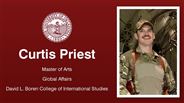 Curtis Priest - Master of Arts - Global Affairs - David L. Boren College of International Studies