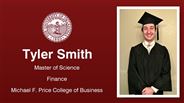 Tyler Smith - Master of Science - Finance - Michael F. Price College of Business