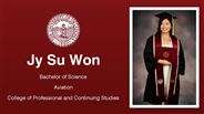 Jy Su Won - Bachelor of Science - Aviation - College of Professional and Continuing Studies