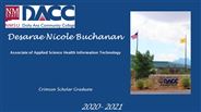 Desarae Nicole Buchanan - Crimson Scholar Graduate