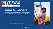 Kaia Jo Garley Ms - Crimson Scholar Graduate