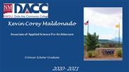 Kevin Corey Maldonado - Crimson Scholar Graduate