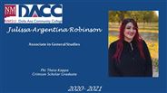 Julissa Argentina Robinson - Phi Theta Kappa - Crimson Scholar Graduate